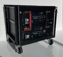 2 tier modular battery rack for B48LPI5 V2 batteries with cover.